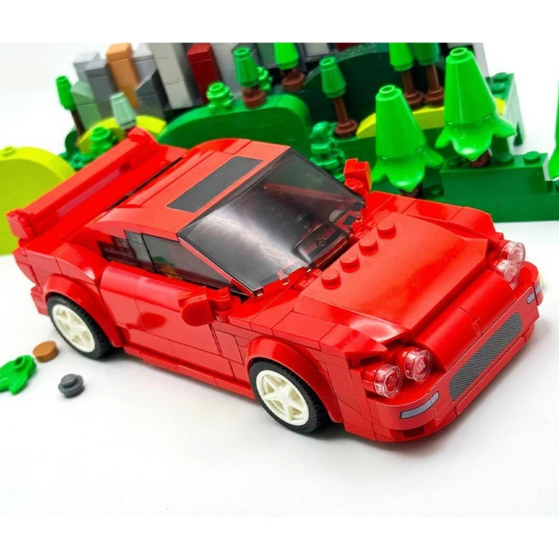 357pcs MOC Edwin S Acura Integra The Fast Furious 8 City Champions Model Toy Building Blocks Architecture Christmas Gift DIY