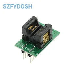 NEW TSSOP28/SSOP28 narrow body programming socket 0.65mm pitch OTS-28(28)-0.65-01 test socket