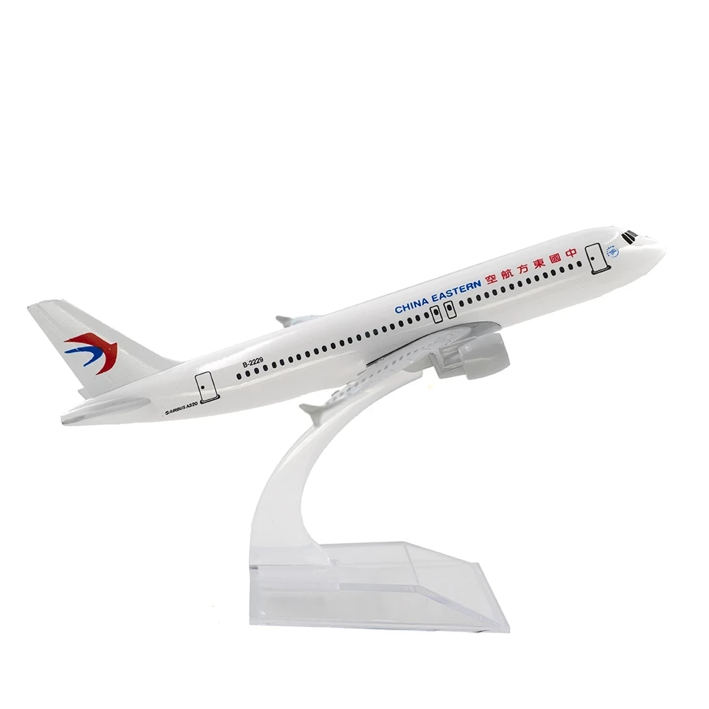 1/400 Scale Alloy Aircraft Airbus A320 China Eastern Airlines 16cm Airplane Model Toys Decoration Children Gift Collection