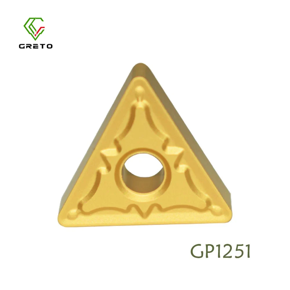 

GRETO TNMG160404-PM TNMG160408-PM TNMG160412-PM GP1251 GP1252 GP1253 Cemented Carbide Turning Tool TNMG160408 Turning Inserts