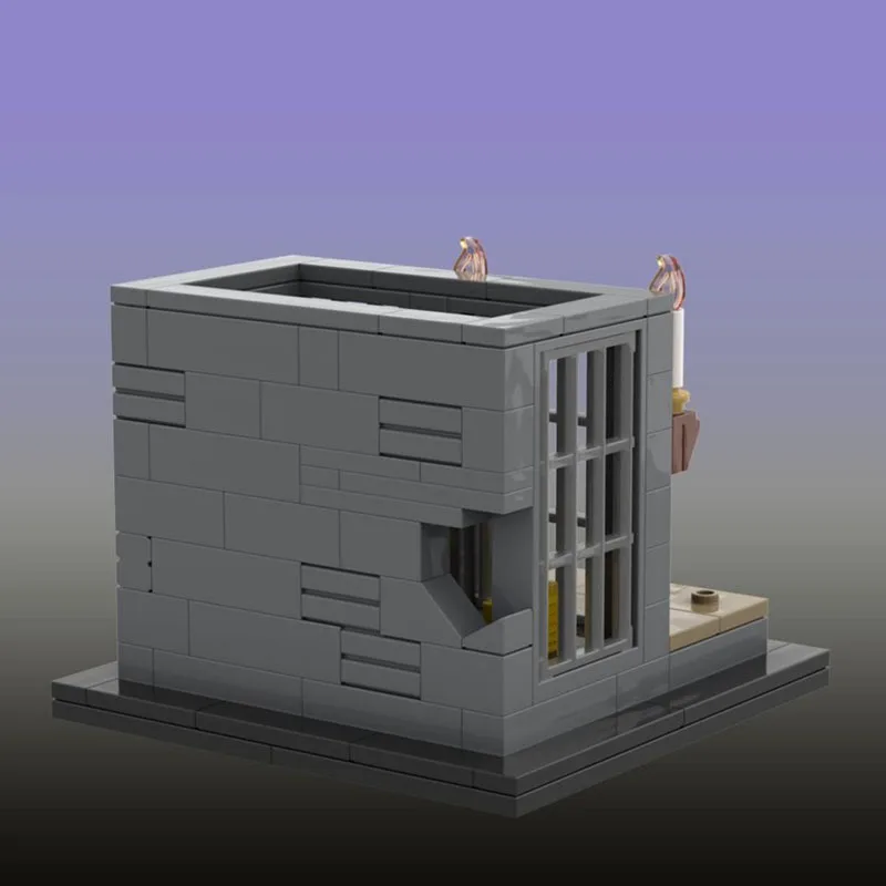 Model Ulicy Miejskiej Moc Klocki Konstrukcyjne Modularny Model Więzienia Technologiczne Klocki Świąteczne Zabawki DIY Konstrukcja Prezenty Świąteczne