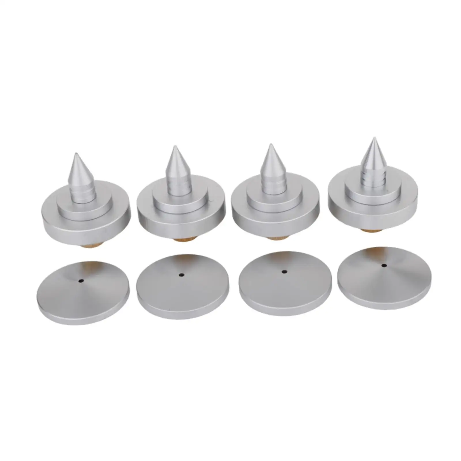 4Pcs Speaker Isolation Spikes Sturdy Metal for CD DVD Player Audio Amplifier