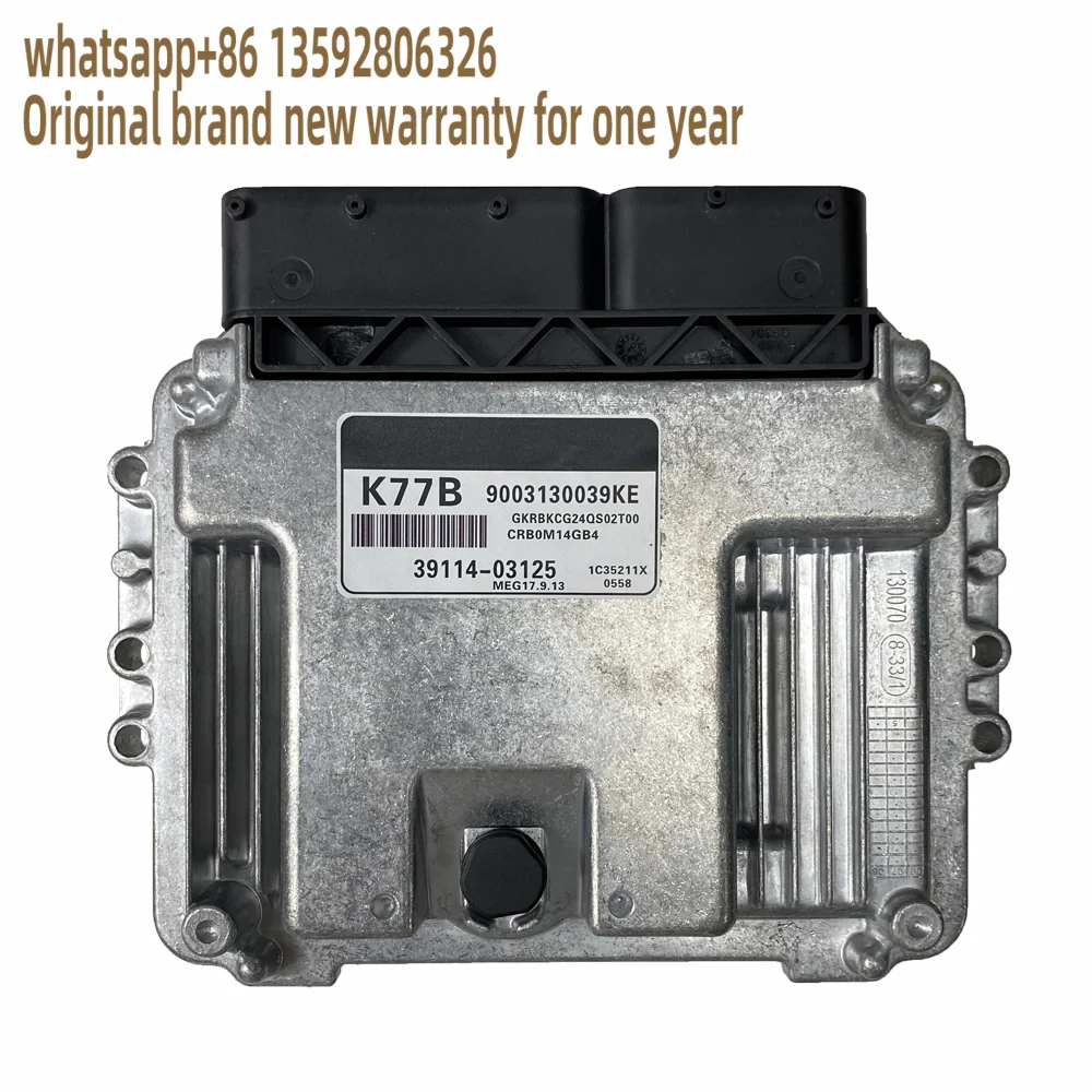 Original 39114-03125 K77B ECU Car Engine  Board Electronic Control Unit MEG17.9.13 for KIA Hyundai