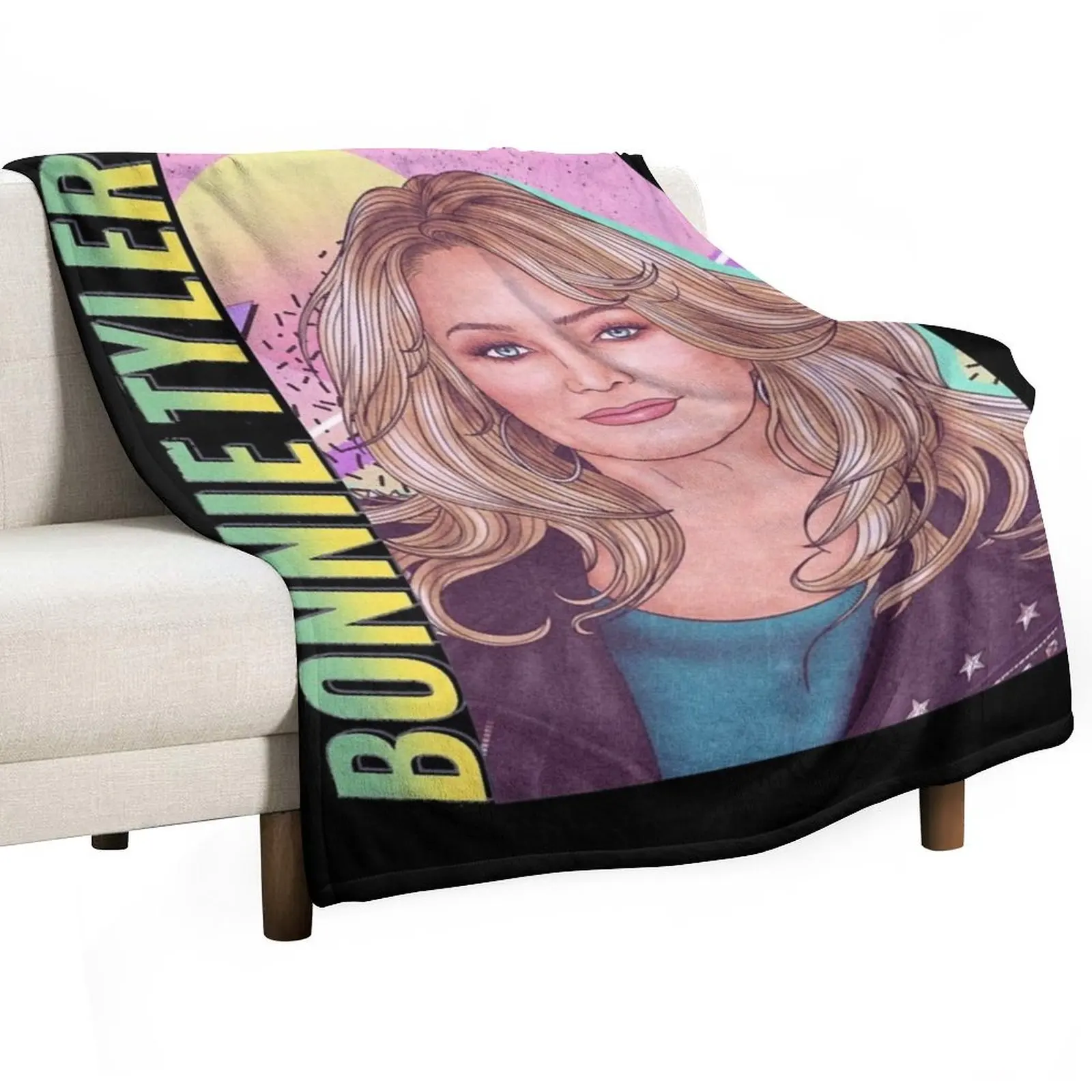 Bonnie Tyler Throw Blanket Hair valentine gift ideas Decoratives Thermal Blankets