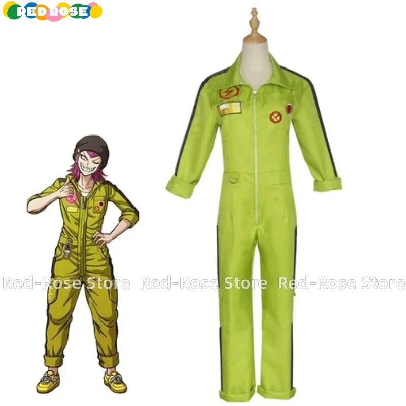 

Super DanganRonpa Kazuichi Souda Soda Outfit Jumpsuit Uniform Cosplay Costume Party Halloween Christmas
