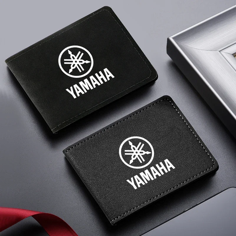 دراجة نارية غطاء رخصة القيادة حامل معرف بطاقة الائتمان محفظة الجلد المدبوغ لياماها R6 R1 YZF MT-03 MT-07 MT-09 تصفيف السيارة