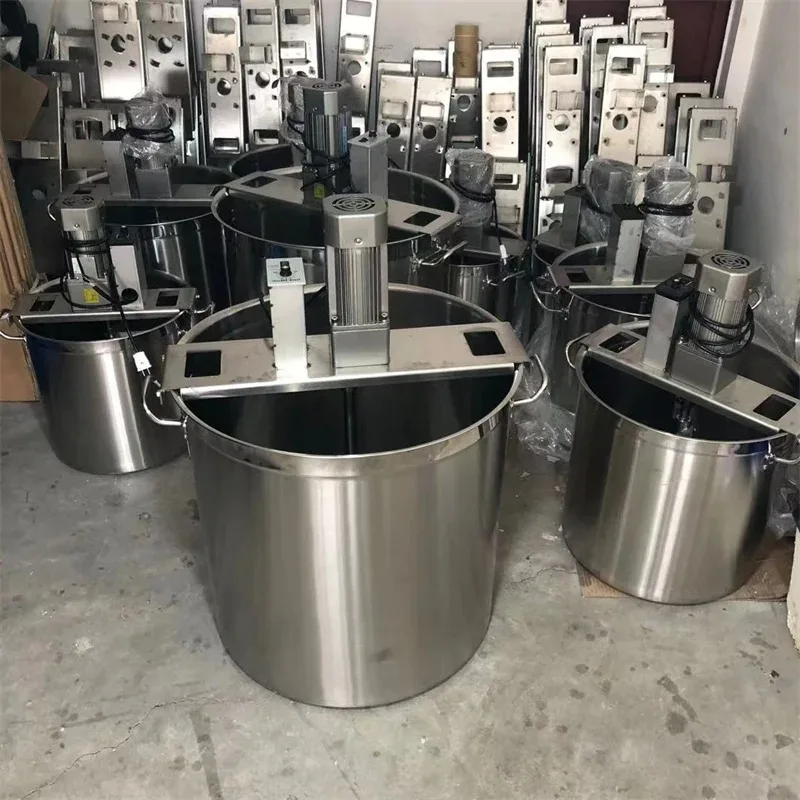 

【2026】40cm Electric Stainless Steel Bucket Automatic Stir-Fry Mixer Sauce Pot Sauce Cooking Machine