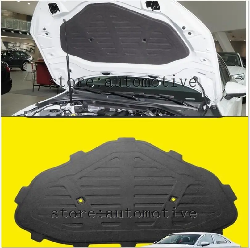 

For Audi A3 2021 2022 2023 2024 Accessories Heat Sound Insulation Cotton Front Hood Engine Firewall Mat Pad Cover Noise Deadener