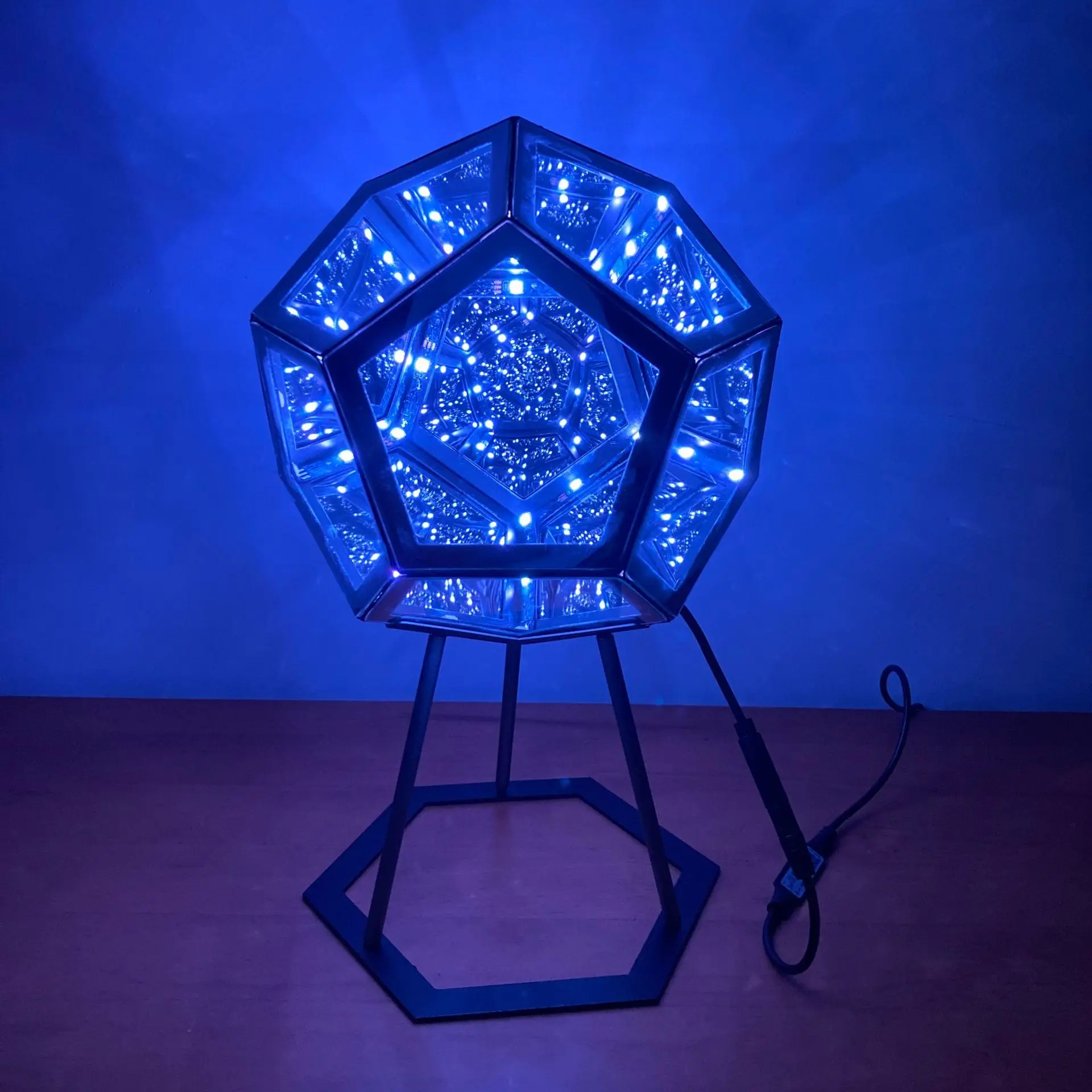 Dodecahedron ambient light pickup rhythm star light 2.4G remote control mobile app ambient light
