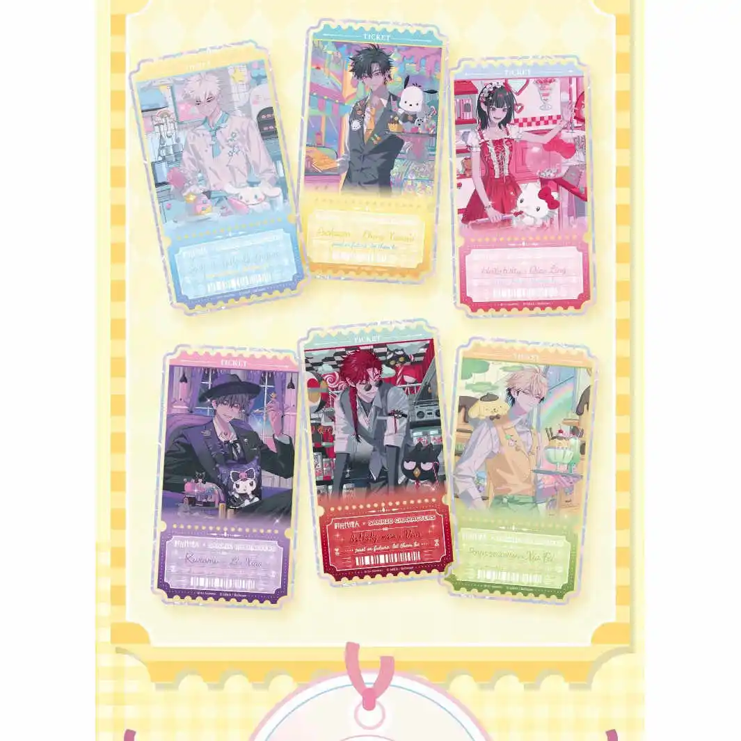 Genuine Link Click Card Family Acrylic Long Card Gull Honey Language Time Series Animation Game Collection Card Toy Gifts