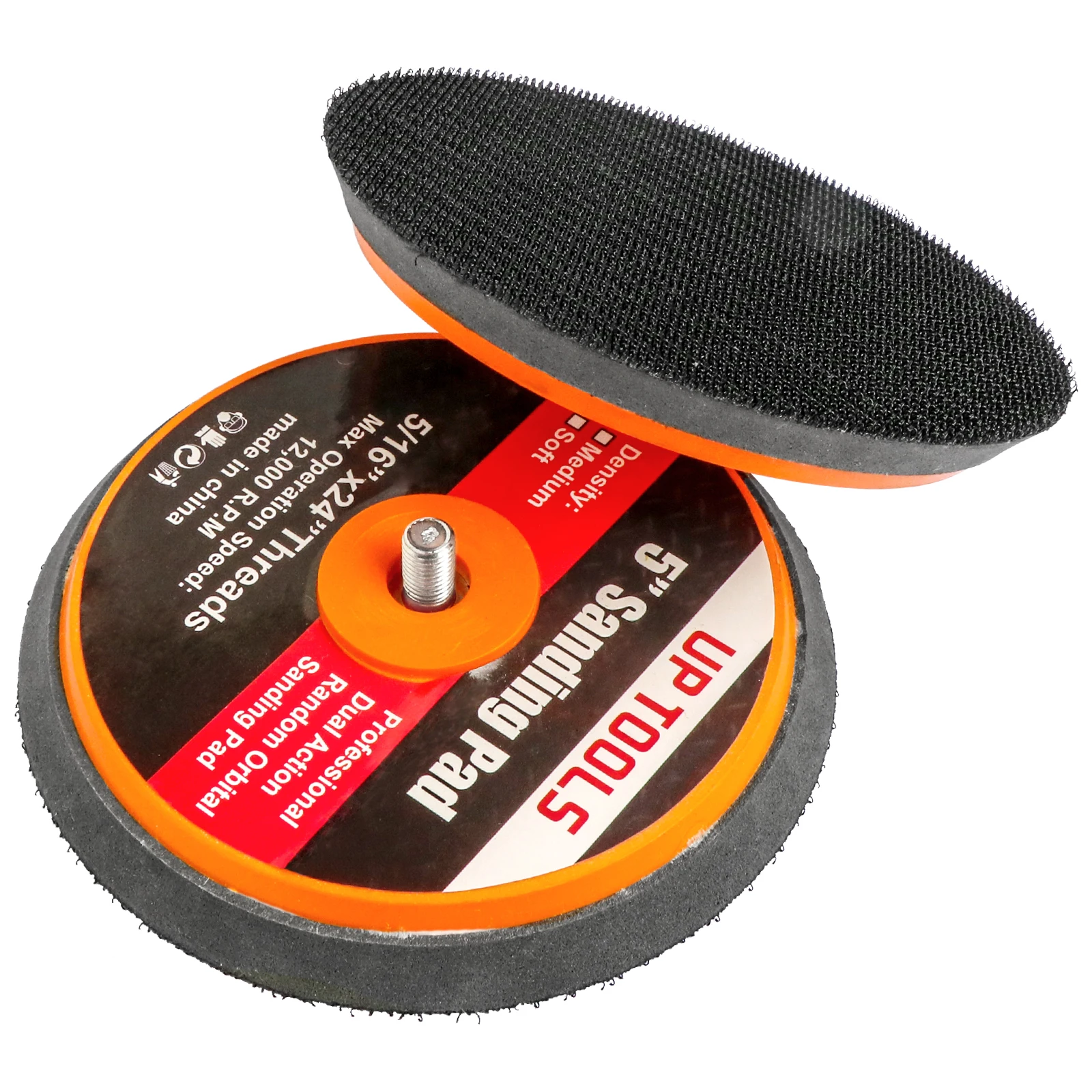 5 Inch DA Sanding Pad Sander Backing Pad Thread Hook and Loop Abrasive Power Tools Accessories