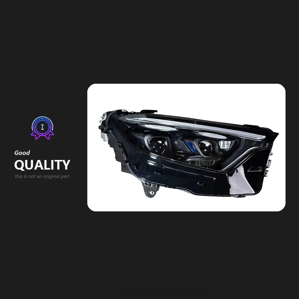 Car Accessories LED Headlight Light For Benz GLC X254 2023-2025 DRL Projector Front Brake Turn Signal Lamp Plug and Play