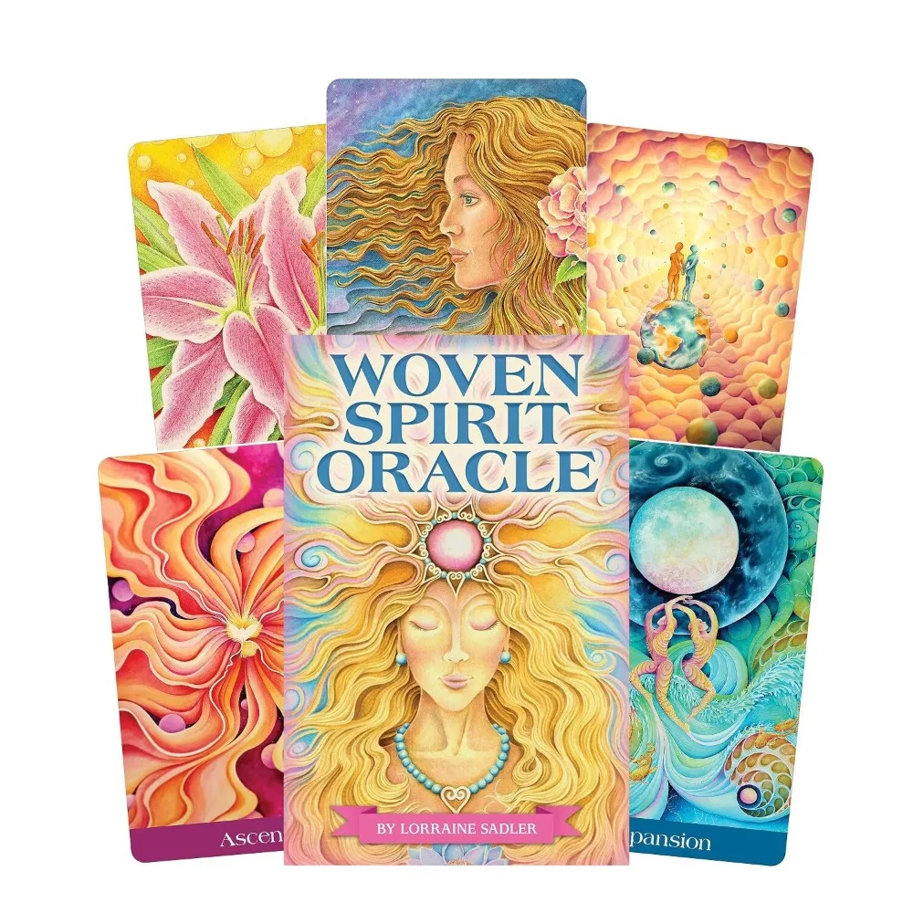 52 Pcs Cards Deck 10.4*7.3cm Woven Spirit Oracle Cards