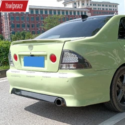 For Lexus Altezza IS200 IS300 1998--2005 With LED Lights High Quality ABS plastic Rear Trunk Lip wing Spoiler Car Accessories