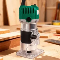 800W Electric Wood Trimmer 30000RPM Woodworking Router Milling Machine Engraving Slotting Cutter Manual Carving Tool for DIY