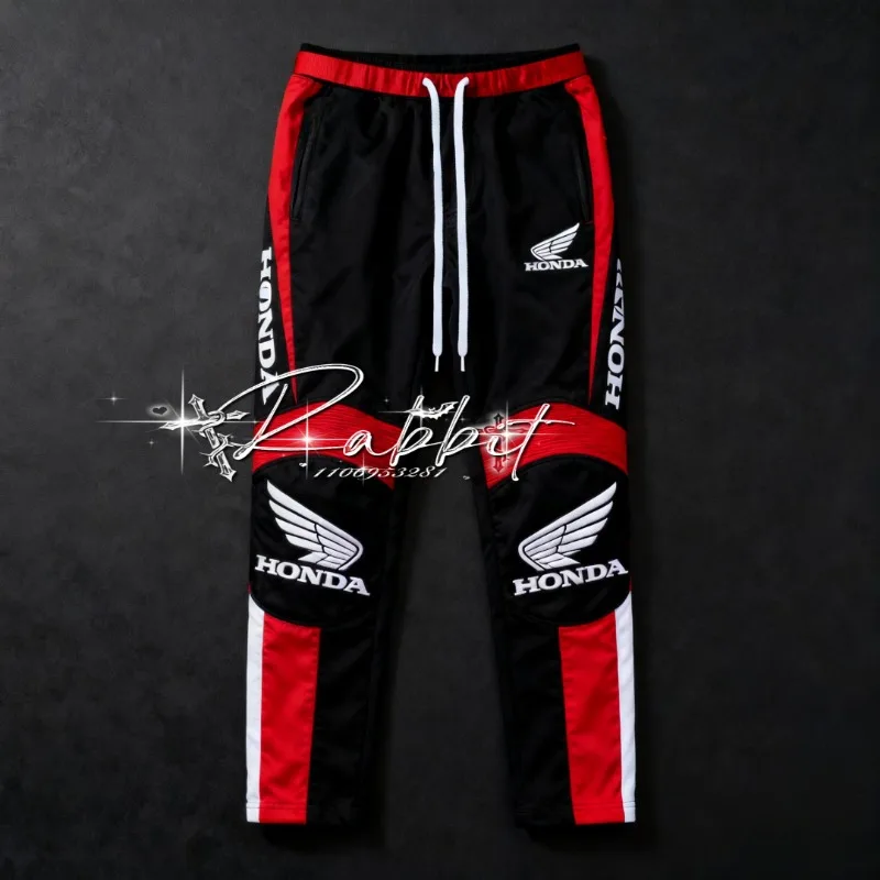 2026 nuevo diseño Honda Racing moda montar motocicleta ropa hombres todoterreno motocicleta bicicleta entusiasta pantalones especiales