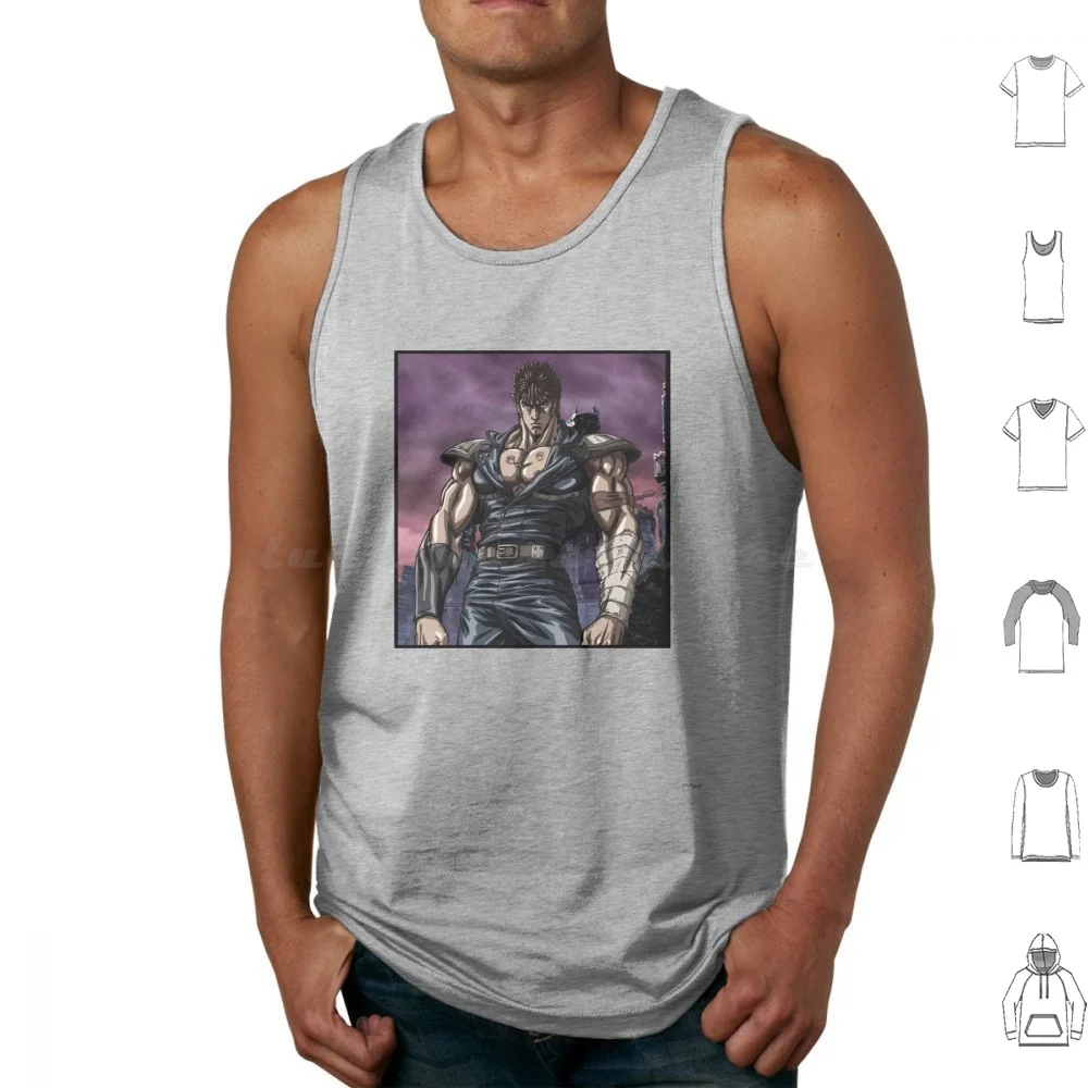 Ken The Survivor Of Hell Tank Tops Vest Sleeveless City Hunter Nicky Larson Ken The Survivor Hokuto No Ken Gto