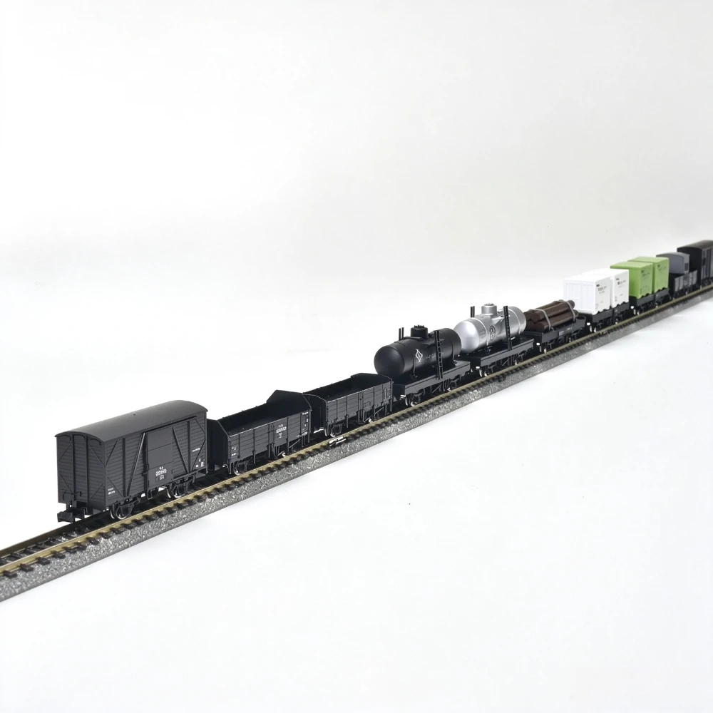TOMIX N Scale 1/160 Train Model 97976 Nostalgic Two Axle Freight Wagon 15 Set Railway Carriage Model Adult Toy Gift