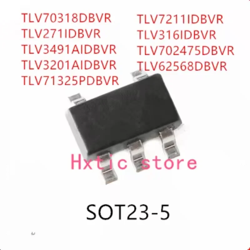 10 шт. TLV70318DBVR TLV271IDBVR TLV3491AIDBVR TLV3201AIDBVR TLV71325PDBVR TLV7211IDBVR TLV316IDBVR TLV 702475 DBVR TLV62568DBVR ИС