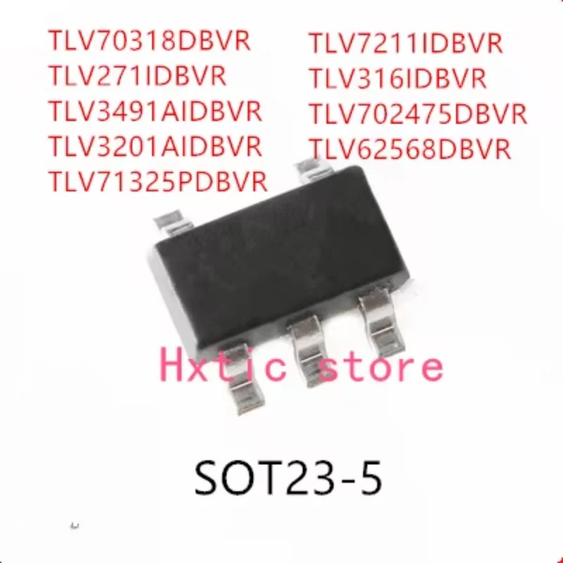 10PCS TLV70318DBVR TLV271IDBVR TLV3491AIDBVR TLV3201AIDBVR TLV71325PDBVR TLV7211IDBVR TLV316IDBVR TLV702475DBVR TLV62568DBVR IC