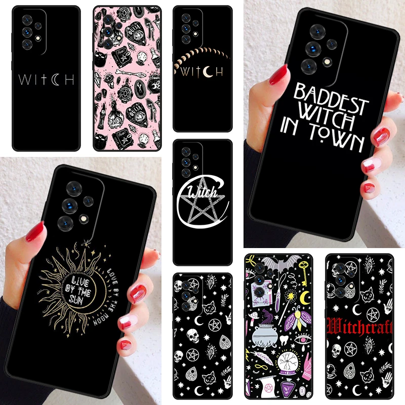 MAGIC Witchcraft  Herb Witch Witchy Sailor Case For Samsung Galaxy A52 A72 A73 A20e A21S A50 A70 A12 A42 A31 A40 A51 A71 A32 A80