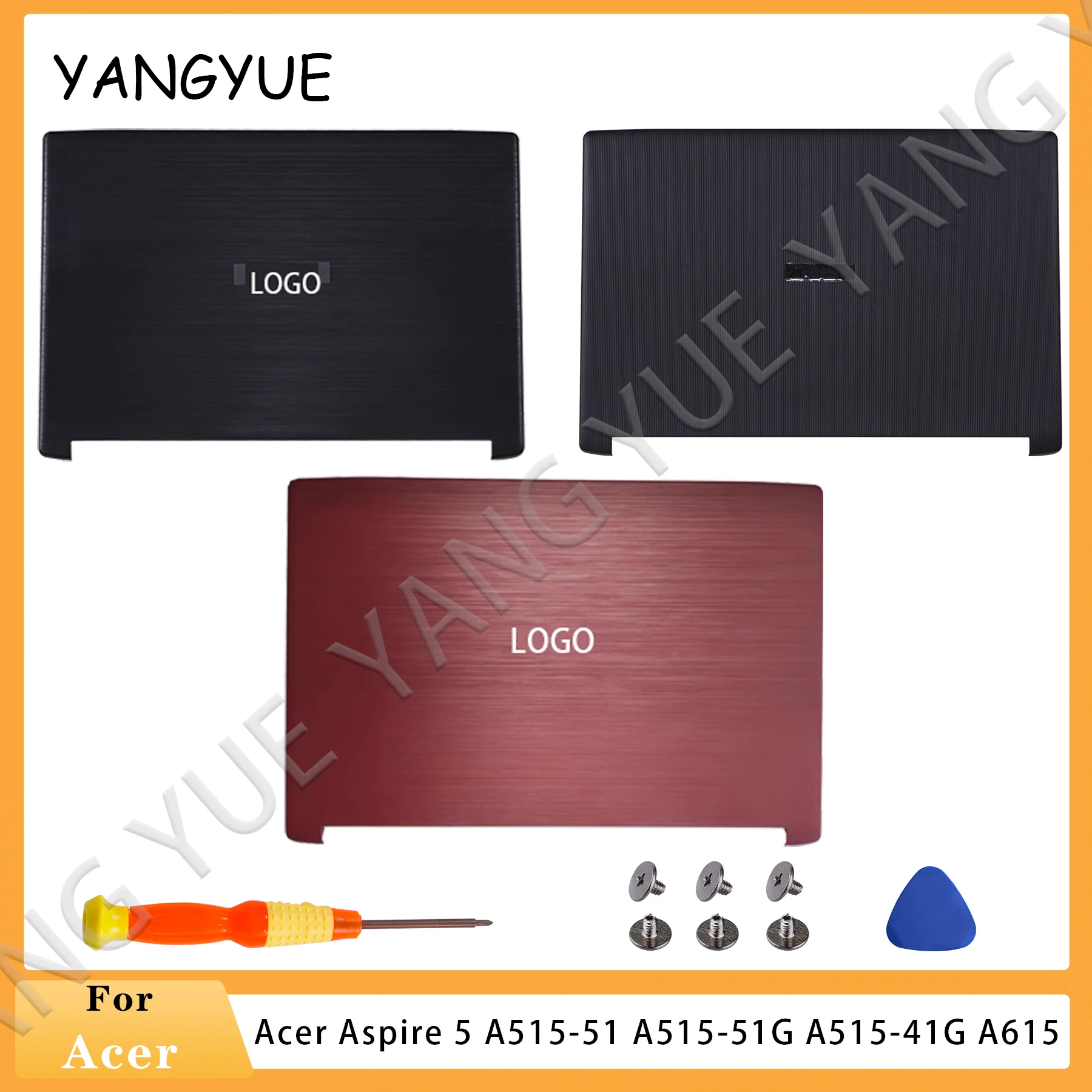 New Laptop Cover For Acer Aspire 5 A515-51 A515-51G A515-41G A615 Notebook LCD Back Case/Bottom LCD Back Cover/Hinge Black Cover