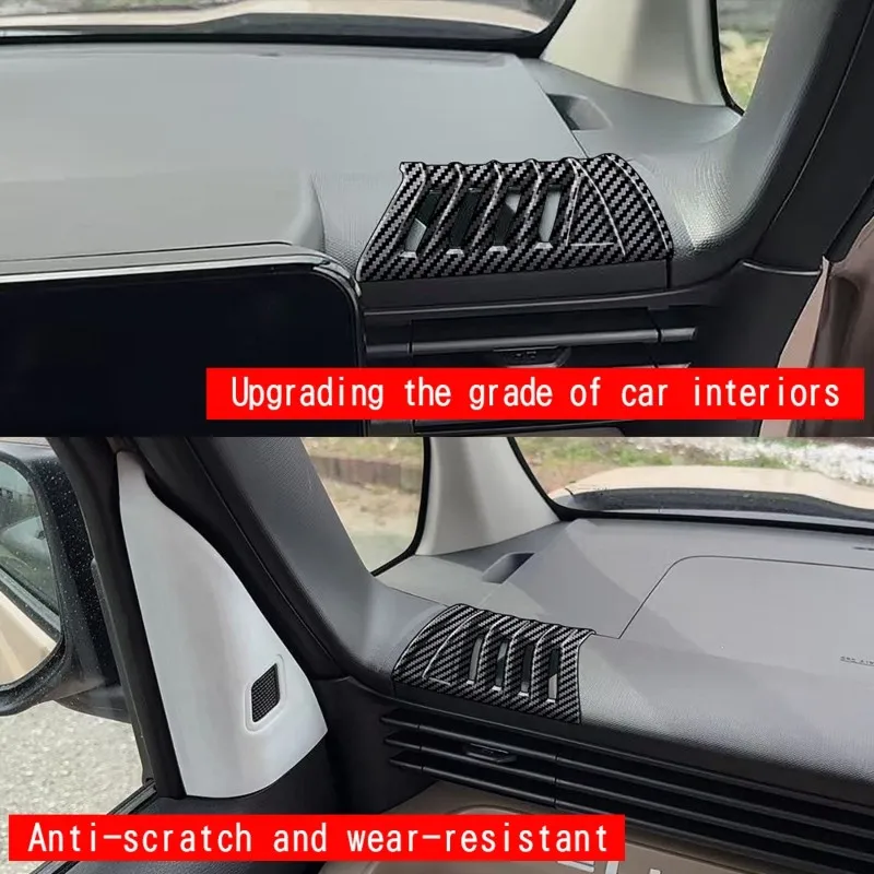 Car Interior Accessories For Delica MINI 2026 A/C Air Conditioner Vent Frame Dashboard Air Outlet Panel
