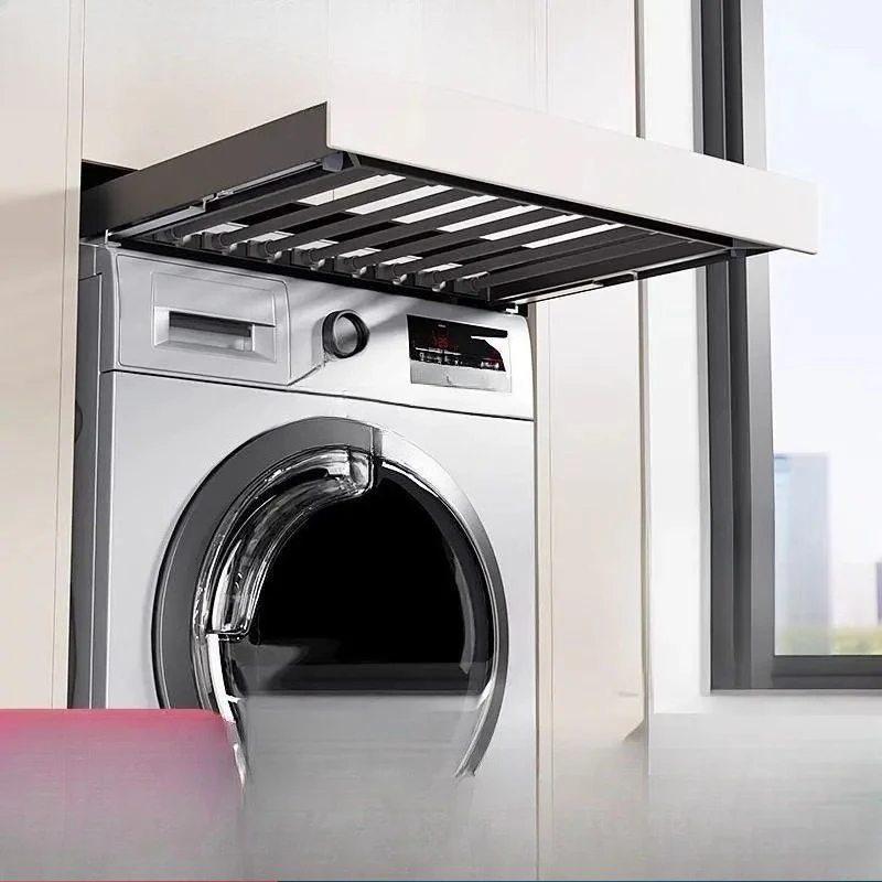 

Washing machine pulling hanger, storage slide
