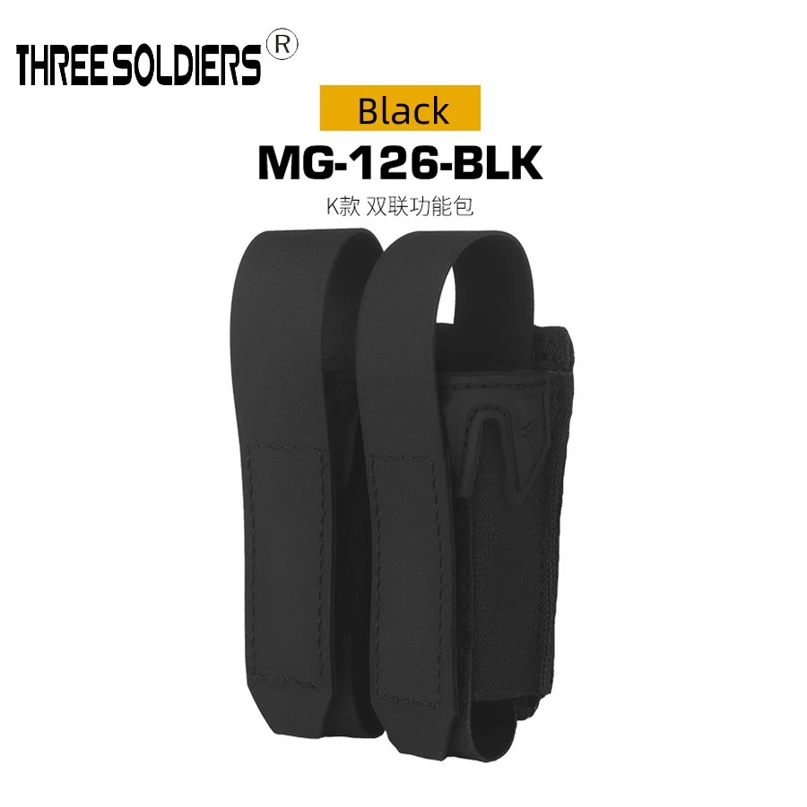 Tactical Double Mag Pouch MOLLE Agilit Style Pincers Quick Release Pistol Magazine Pouch Multifuntion Tool bags