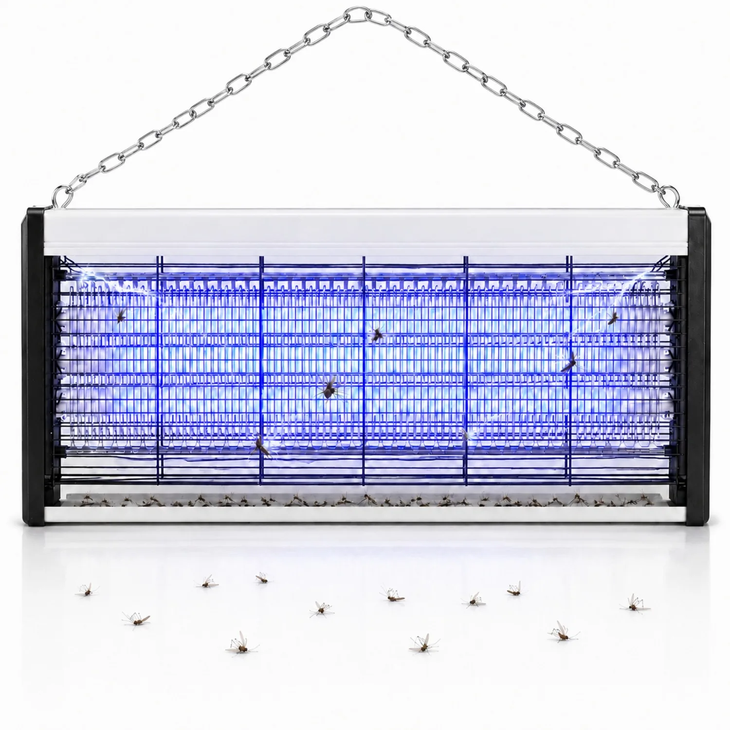 ジョイインレッド業務用虫除け電気蚊取り器、ledライト付きハエ取り器、強力な昆虫駆除器（屋内家庭用キッチン向け）