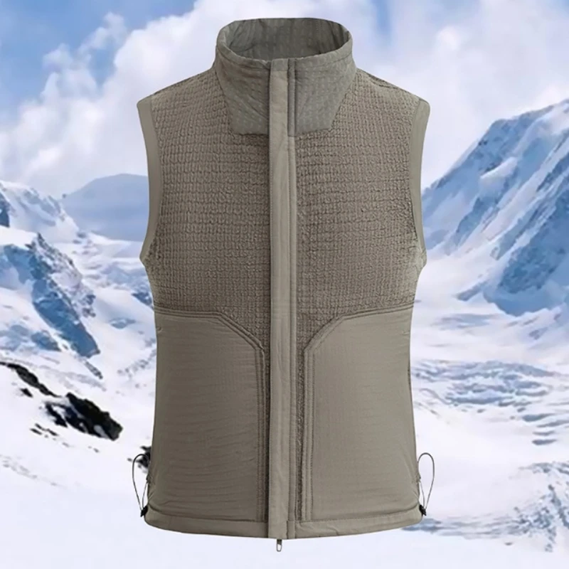 

Флисовый жилет для улицы: мягкий, теплый, ветро- и водостойкий, дышащий, комфортный, унисекс, осенне-зимний теплый жилет для кемпинга