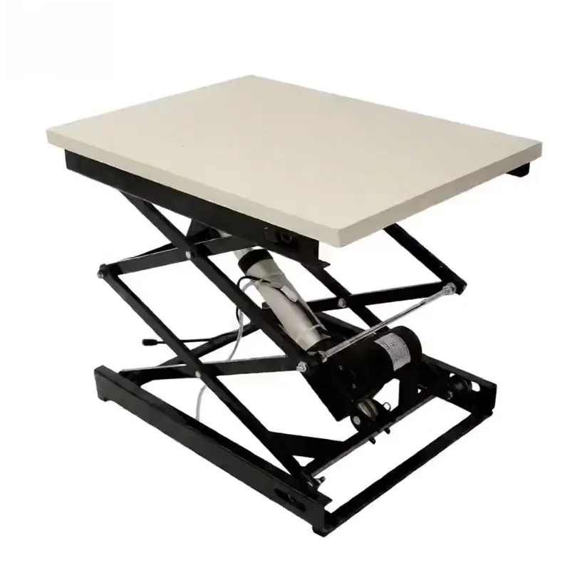 Remote Control Electric Lift Table Bracket Scissor Type Lifting Platform Height Adjustable Heavy Duty Stable Lifter StandDurable