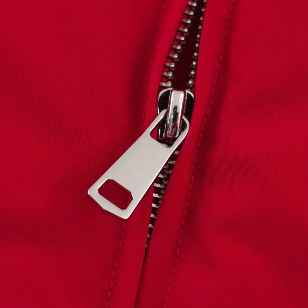 Damen Casual Chic Jacke mit Stehkragen, Rote Street-Sportjacke für Herbst und Winter, Trendige Lockere Reißverschluss-Steppjacke – Detail 10