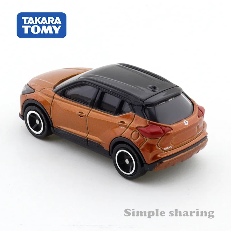 Takara Tomy-Nissan Kicks Cars para niños, vehículo de Motor de aleación, modelo de Metal fundido a presión, juguetes de regalo de Navidad para