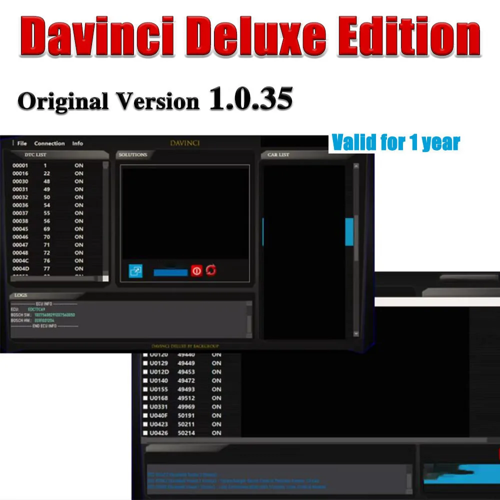 2026 Davinci Deluxe Edition Latest 1.0.35 DaVinci Online Software Diagnostic and Programming Tools for Workshop Car Repair