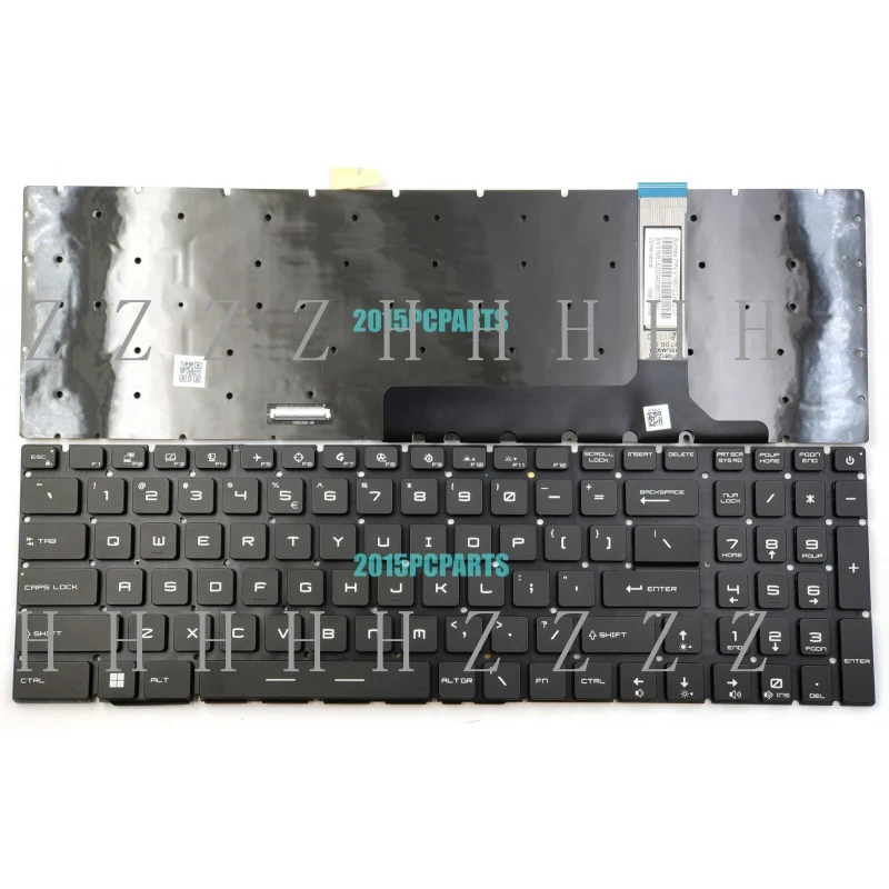 

Z New for MSI GE76 Raider 10UG 10UH 11UG 11UH GP76 Keyboard Per-Key RGB Backlit US
