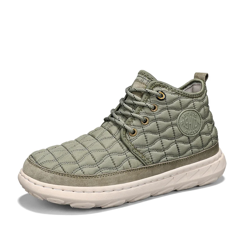 

​Men’s Thermal Winter Footwear, Labor Day Camping, Waterproof Faux Fur, Skiing Ready, Comfortable for Long Walks​