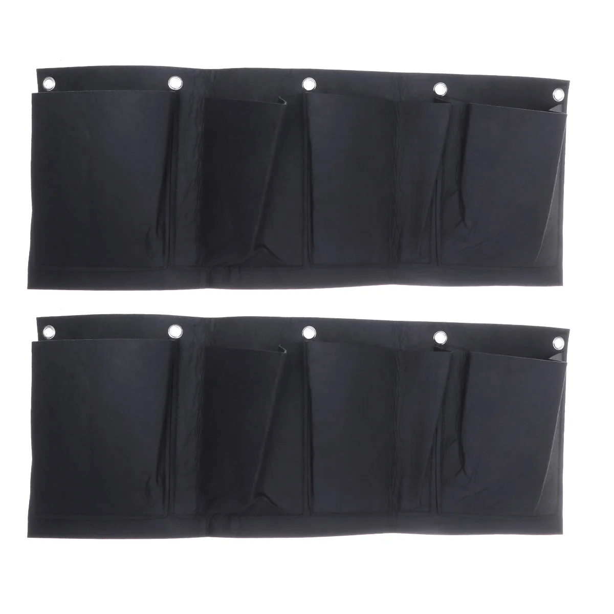 

2PCS WallHanging PlantingBag FeltMaterial Lightweight EcoFriendly VerticalGardenPlanter Use FlowerPot MountedPouch