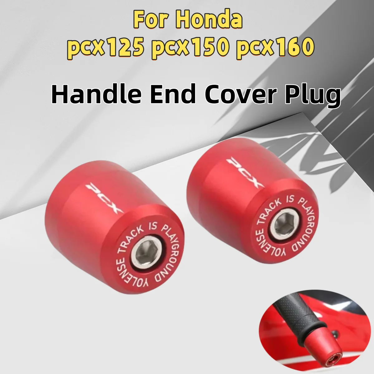 

For Honda pcx125 pcx150 pcx160 Oggy 125 150 motorcycle handle bar end handlebar grips ends cap plug slider counterweight cover