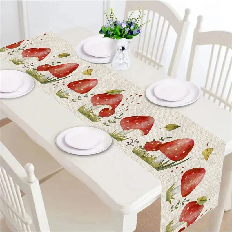 

Fall Home Decoration Table Runners Thanksgiving Holiday Party Decoration Accessories Home Table Atmosphere Dinner Party Gifts