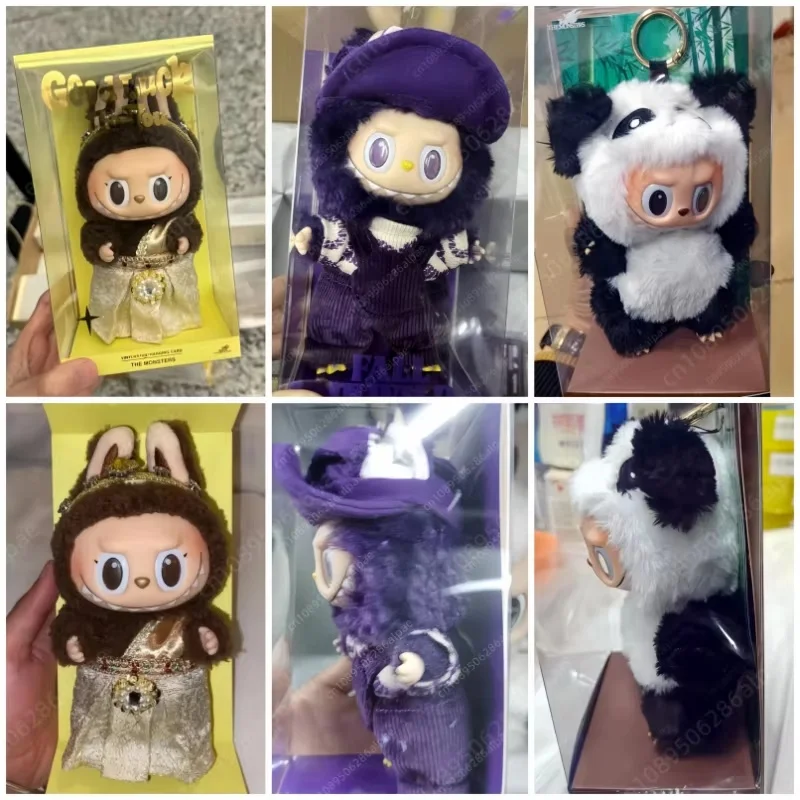 Hot The Monsters Labubu Panda Purple Little Milan Thailand Limited Edition Vinyl Dolls Fashion Toys Creative Pendant Model Gifts