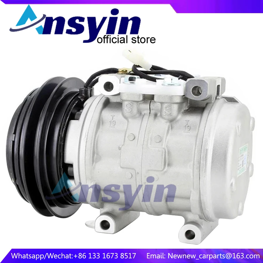 10P13C AC Air Conditioning Compressor Cooling Pump 24V For Toyota Hino Ranger 447100-6790 447200-7150 447200-7152 88310-1650