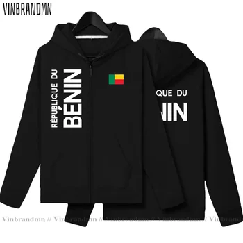 Benin Beninese BEN BJ Dahomey 남성 운동복 후드, 겨울 지퍼 카디건 저지 코트 남성 자켓 및 캐주얼 국가 의류 