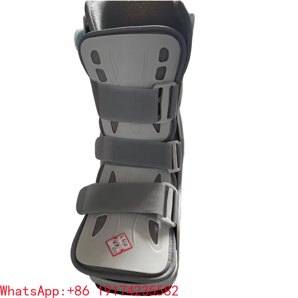 

White Aircast Walker Boot Short Inflatable Heel Straps Ankle Support Grade Orthopedic Foot Fracture Orthopedic Walking Boots