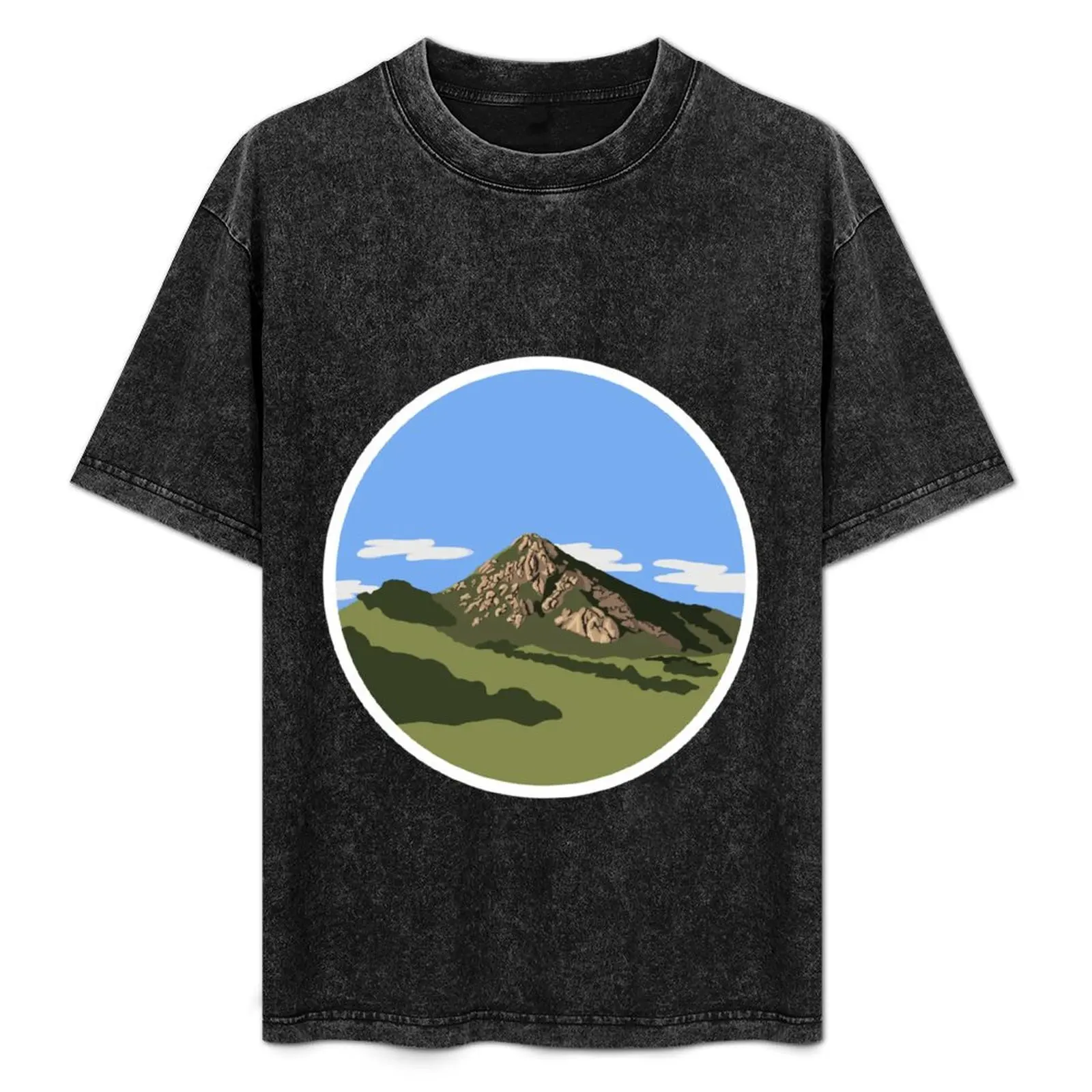

Cerro Romauldo, San Luis Obispo, CA T-Shirt Basic Solid Color Short Sleeve T-Shirt
