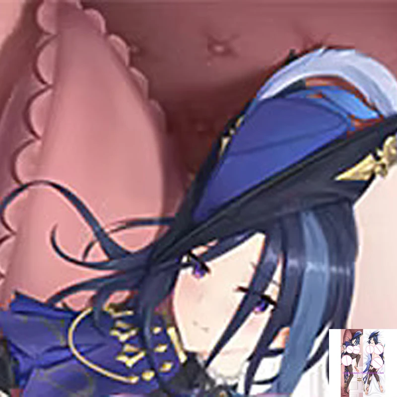 

Anime Dakimakura Pillow Case Clorinde Sexy and Busty Beautiful Girl Double-Sided Halloween Decoration