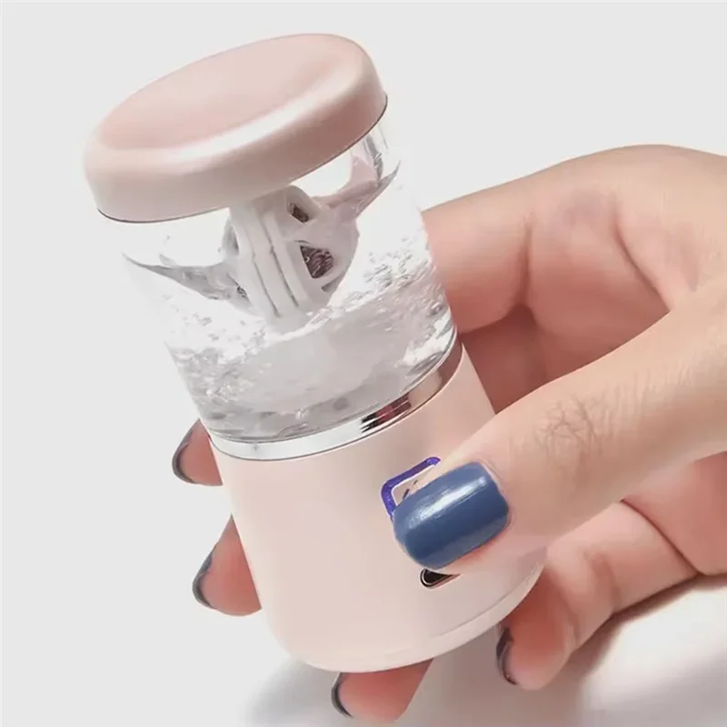 B98A-電気接触メガネクリーナー眼鏡保護ケース自動洗浄充電ボックス眼鏡クリーニング用