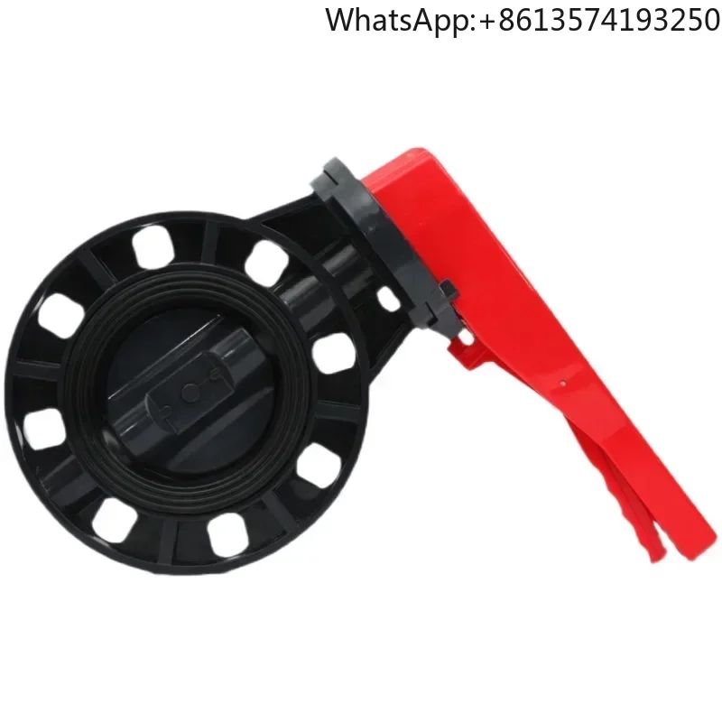 

Запорный клапан-бабочка из НПВХ с фланцем и пластиковым зажимом, устойчивый к кислотам и щелочам, для трубопроводов, с пластиковым уплотнением, регулирующий клапан-бабочка