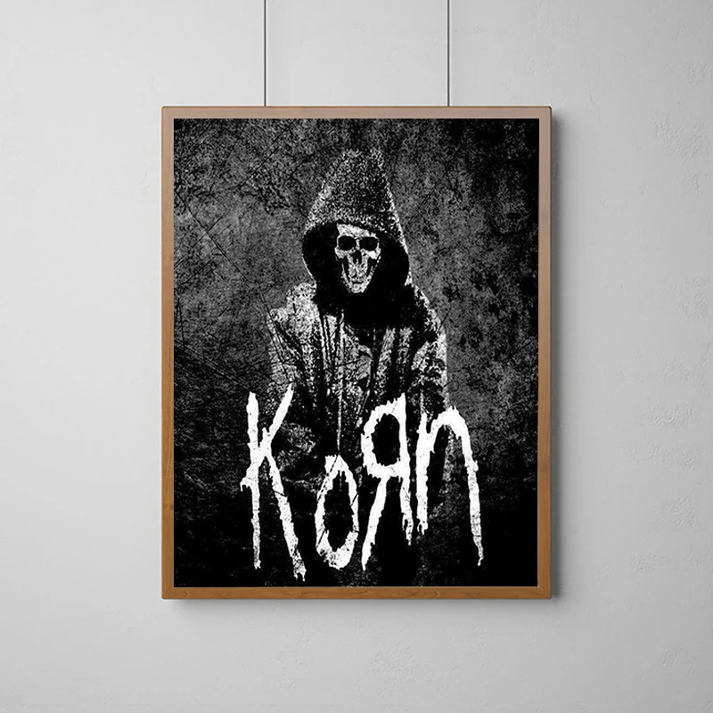 Korn-Peinture sur toile pour décoration murale de chambre à coucher, affiche d'art décorative pour la maison