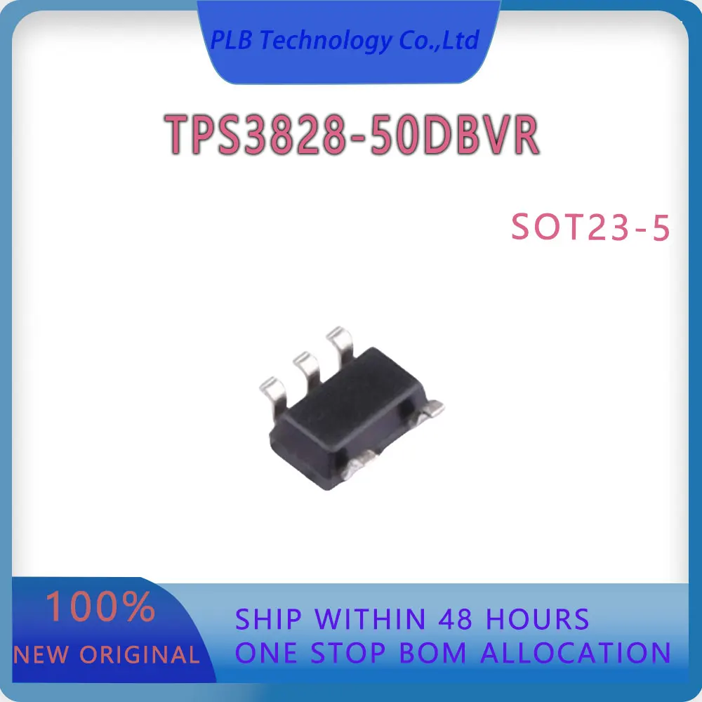 Original TPS3828-50 Integrated Circuit TPS3828-50DBVR SOT23-5 Electronic Voltage Monitor Stock IC Chip New